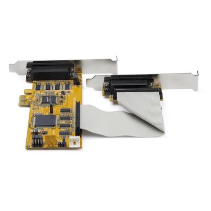 StarTech.com 8-Port PCI Express RS232 Serial Adapter Card, PCIe RS232 Serial Card, 16C1050 UART, Low Profile Serial DB9 Control - Image 4