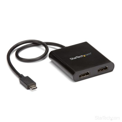 StarTech.com 2-Port Multi Monitor Adapter - USB-C to 2x HDMI Video Splitter - USB Type-C to HDMI MST Hub - Dual 4K 30Hz or 1080p - Image 7