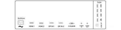 Philips P Line 438P1/75 computer monitor 109.2 cm (43") 3840 x 2160 pixels 4K Ultra HD LCD Black - Image 2