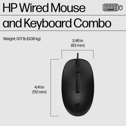HP 225 Wired Mouse and Keyboard Combo - Image 8