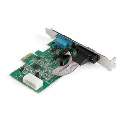 StarTech.com 2-port PCI Express RS232 Serial Adapter Card - PCIe RS232 Serial Host Controller Card - PCIe to Dual Serial DB9 Ca - Image 2