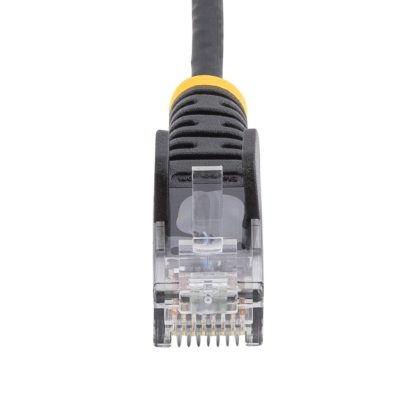 StarTech.com 7m Black Slim CAT6 Ethernet Cable, Snagless, 100W PoE, UTP, LSZH, 28AWG Pure Bare Copper Wire, Slim RJ45 Network Pa - Image 4