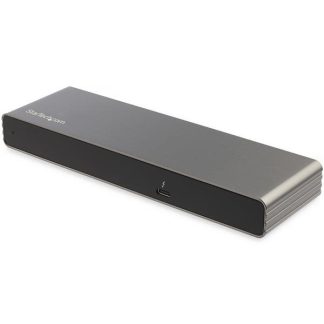 StarTech.com Thunderbolt 3 Dock - Dual 4K 60Hz Monitor TB3 Laptop Docking Station with DisplayPort, HDMI & 1080p VGA - 85W Power