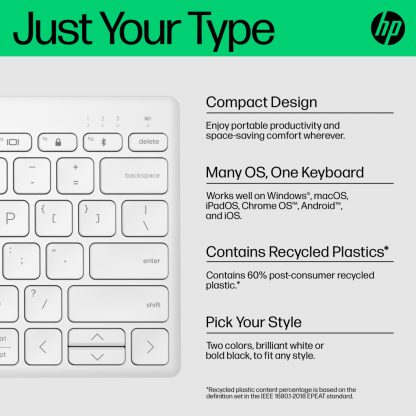 HP 350 Compact Multi-Device Bluetooth Keyboard - Image 16