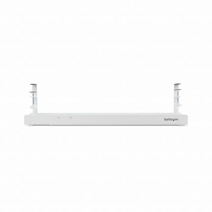 StarTech.com Under Desk Cable Management Tray, Length Adjustable Cable Organizer, Clamp-On Installation, No Drilling Required, P - Image 3