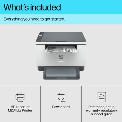 HP LaserJet M234dw Wireless Multifunction Black and white Printer, Copier, Scanner; Duplex - Image 9