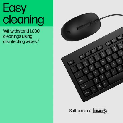 HP 225 Wired Mouse and Keyboard Combo - Image 7