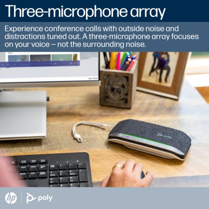 Poly Sync 20+M Speakerphone +USB-A to USB-C Cable +BT700 dongle +Pouch - Image 4