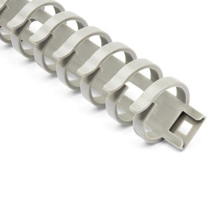 StarTech.com Flexible Cable Management Raceway Spine Vertebrae, 3/4"(20mm)W x 1/2"(14mm)H - 20"(0.5m) length, Nylon 66 Network - Image 4