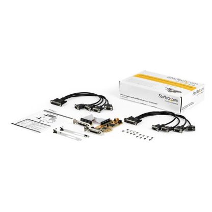 StarTech.com 8-Port PCI Express RS232 Serial Adapter Card, PCIe RS232 Serial Card, 16C1050 UART, Low Profile Serial DB9 Control - Image 7
