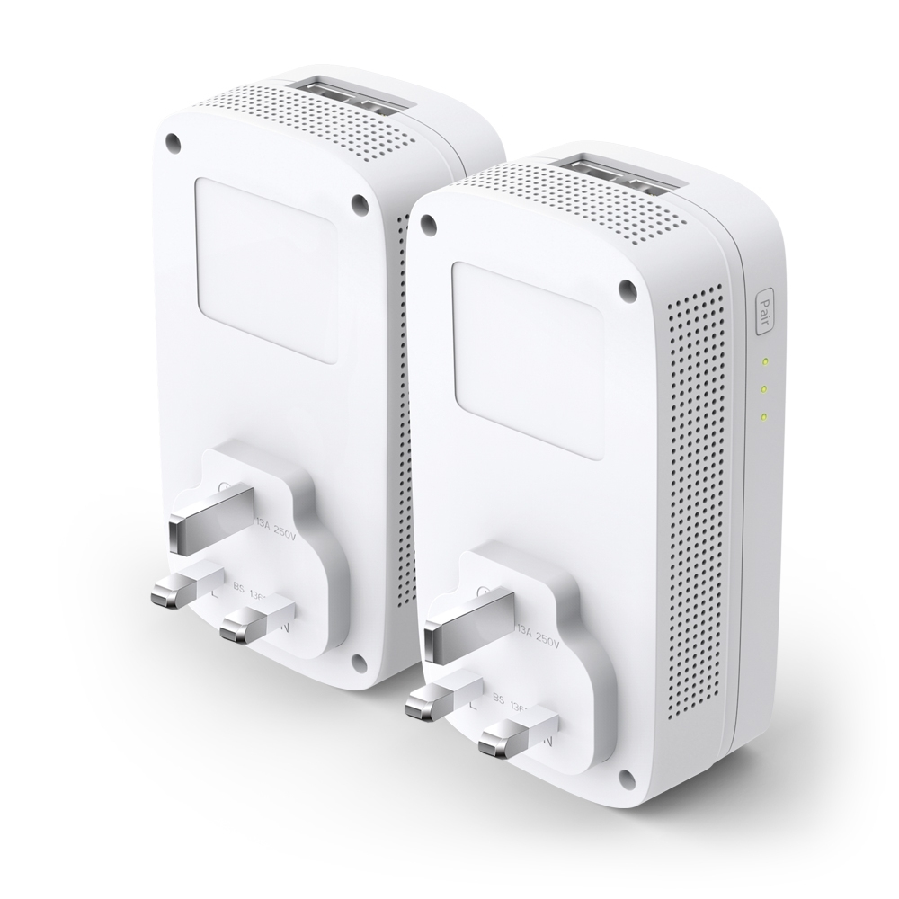 TP-Link AV2000 2-Port Gigabit Passthrough Powerline Starter Kit - Image 5