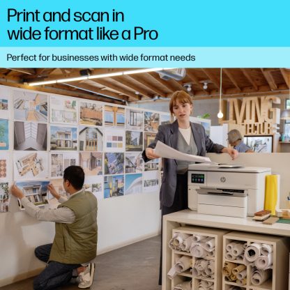 HP OfficeJet Pro 9730e Wireless All-in-One Color Printer, Instant Ink; Two-sided printing - Image 14