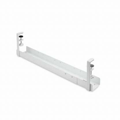 StarTech.com Under Desk Cable Management Tray, Length Adjustable Cable Organizer, Clamp-On Installation, No Drilling Required, P - Image 2
