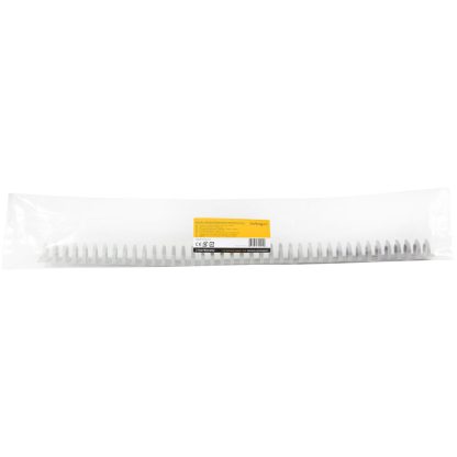 StarTech.com Flexible Cable Management Raceway Spine Vertebrae, 3/4"(20mm)W x 1/2"(14mm)H - 20"(0.5m) length, Nylon 66 Network - Image 6