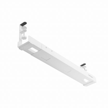 StarTech.com Under Desk Cable Management Tray, Length Adjustable Cable Organizer, Clamp-On Installation, No Drilling Required, P - Image 5