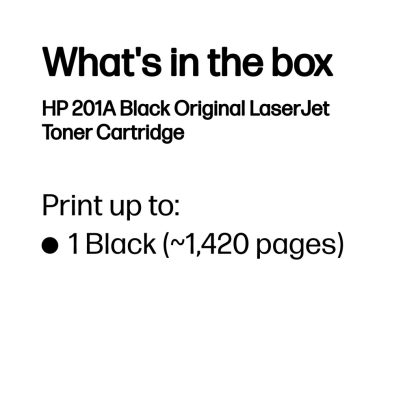 HP 201A Black Original LaserJet Toner Cartridge - Image 3