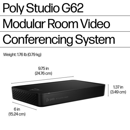 Poly Studio G62 Video Conferencing System With Mounting Plate Kit - Image 5