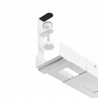 StarTech.com Under Desk Cable Management Tray, Length Adjustable Cable Organizer, Clamp-On Installation, No Drilling Required, P - Image 6