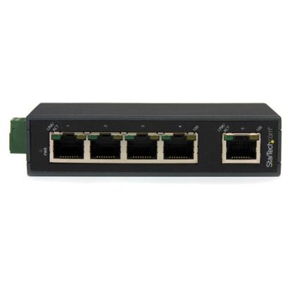StarTech.com 5-port industrial Ethernet switch - DIN rail mountable - Image 2