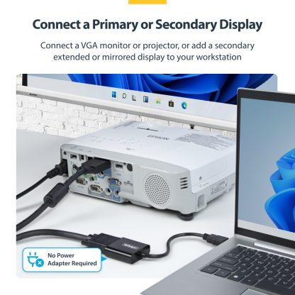 StarTech.com HDMI to VGA Adapter, Active Video Converter For Laptop/Desktop, 1920x1080 (1080p), HDMI Source to VGA Monitor/Disp - Image 13