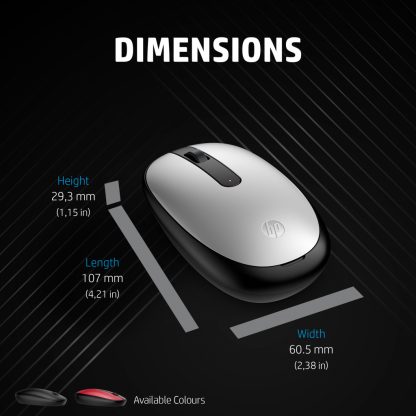 HP 240 Pike Silver Bluetooth Mouse - Image 12