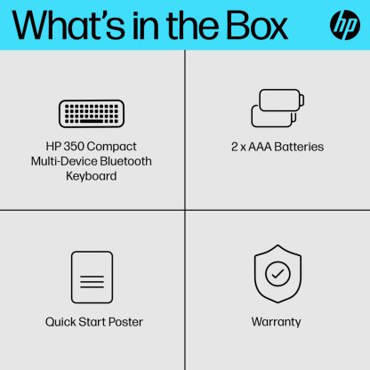 HP 350 Compact Multi-Device Bluetooth Keyboard - Image 11