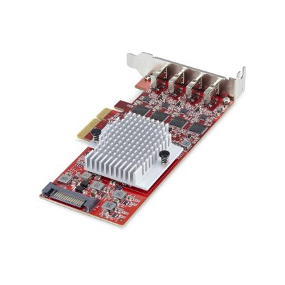 StarTech.com 4-Port USB Type-C PCIe Card, USB 3.2 10Gbps, USB-C PCI Express Expansion Card, 4x Independent USB Controllers, Win - Image 2
