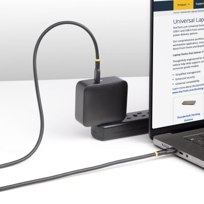 StarTech.com 3m USB-C Charging Cable, USB-IF Certified USB C Cable, 240W PD EPR, USB 2.0 Type-C Laptop Charger Cord, USB-C Data - Image 6