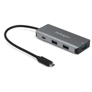StarTech.com 4 Port USB C Hub (10Gbps) to 3x USB-A & 1x USB-C - 100W Power Delivery Passthrough Charging - Portable USB 3.1 Gen