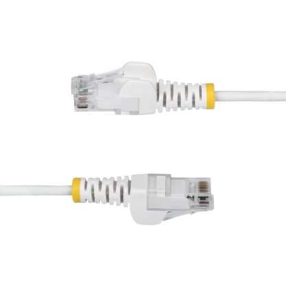 StarTech.com 7m White Slim CAT6 Ethernet Cable, Snagless, 100W PoE, UTP, LSZH, 28AWG Pure Bare Copper Wire, Slim RJ45 Network Pa - Image 3