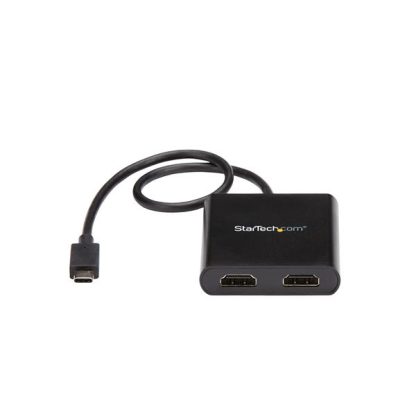 StarTech.com 2-Port Multi Monitor Adapter - USB-C to 2x HDMI Video Splitter - USB Type-C to HDMI MST Hub - Dual 4K 30Hz or 1080p - Image 3