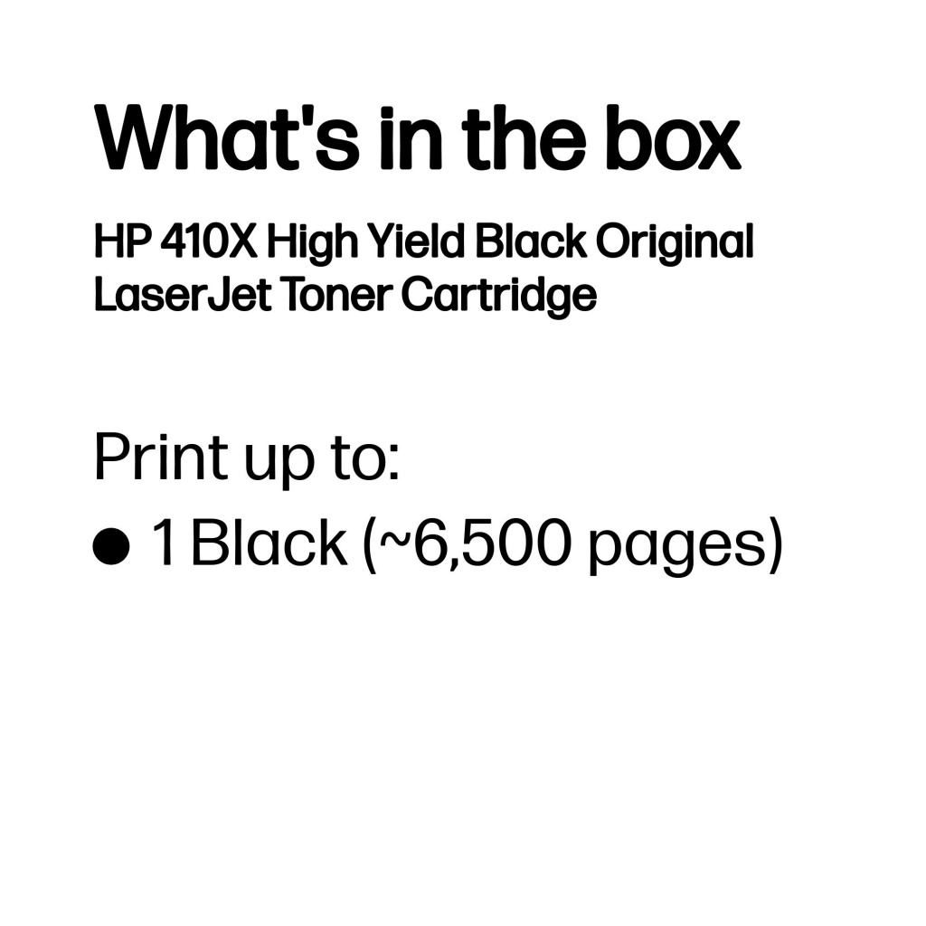 HP 410X High Yield Black Original LaserJet Toner Cartridge - Image 3