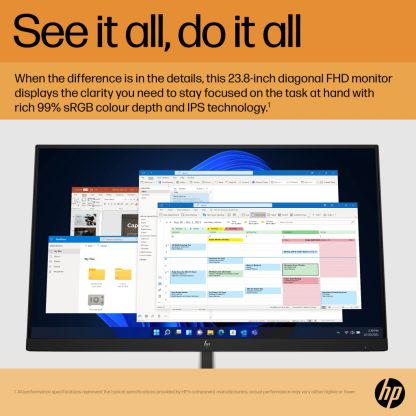 HP E-Series E24 G5 FHD Monitor - Image 10