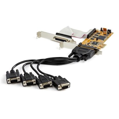 StarTech.com 8-Port PCI Express RS232 Serial Adapter Card, PCIe RS232 Serial Card, 16C1050 UART, Low Profile Serial DB9 Control - Image 6