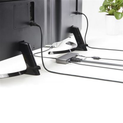 StarTech.com Thunderbolt 3 Dock - Dual 4K 60Hz Monitor TB3 Laptop Docking Station with DisplayPort, HDMI & 1080p VGA - 85W Power - Image 6