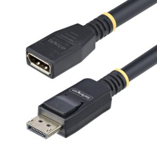 StarTech.com 10ft (3m) DisplayPort 1.4 Extension Cable, DP 1.4 Port Saver Cable, 8K 60Hz, DP Male to Female Extension Adapter C
