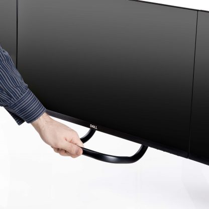 StarTech.com Crossbar Triple Monitor Desk Mount For Up To Three 27in Screens, VESA 75x75/100x100, Tool-Less Arm Adjustments, C- - Image 9