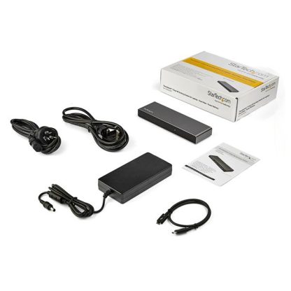 StarTech.com Thunderbolt 3 Dock - Dual 4K 60Hz Monitor TB3 Laptop Docking Station with DisplayPort, HDMI & 1080p VGA - 85W Power - Image 7