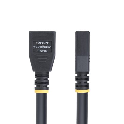 StarTech.com 10ft (3m) DisplayPort 1.4 Extension Cable, DP 1.4 Port Saver Cable, 8K 60Hz, DP Male to Female Extension Adapter C - Image 3