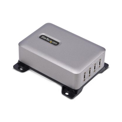 StarTech.com 4-Port Multi-Device USB-C Charger, 240W Total, Single Port 140W EPR, PD 3.1, Screw Locking Ports, Boardrooms, Brack - Image 26