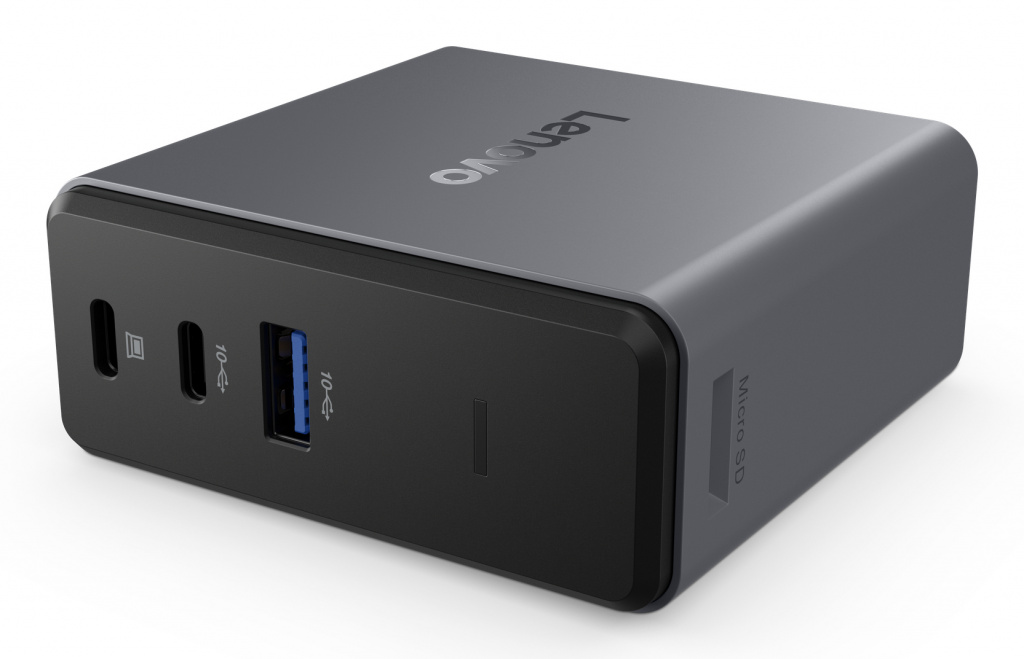 Lenovo X9 Charging GaN Dock Wired USB 3.2 Gen 2 (3.1 Gen 2) Type-C Grey - Image 5