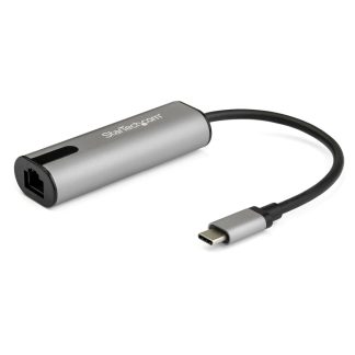 StarTech.com 2.5GbE USB C to Ethernet Adapter NBASE-T NIC - USB 3.0 Type C 2.5/1 Gigabit/100 Mbps Multi Speed Network/ USB 3.1 L