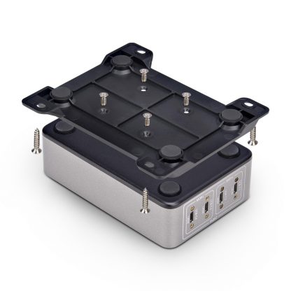 StarTech.com 4-Port Multi-Device USB-C Charger, 240W Total, Single Port 140W EPR, PD 3.1, Screw Locking Ports, Boardrooms, Brack - Image 6