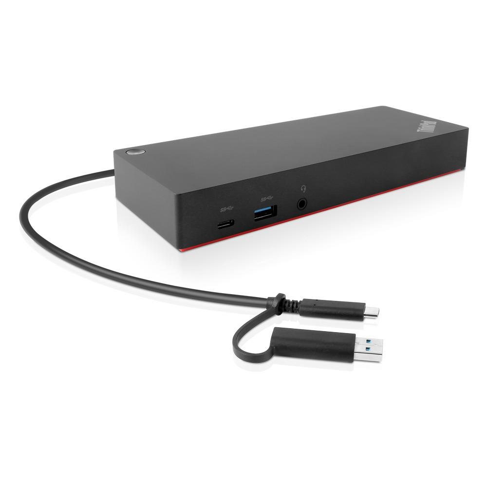 Lenovo ThinkPad Hybrid USB-C with USB-A Dock Wired USB 3.2 Gen 2 (3.1 Gen 2) Type-C Black - Image 2