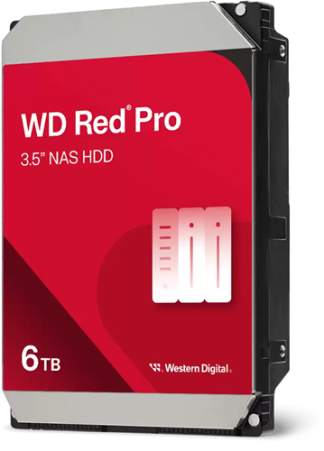 Western Digital WD Red Pro 6TB SATA 3.5 7200RPM 256MB NAS HDD 5Yr Wty.