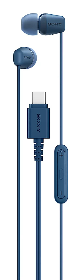 Sony IER-EX15C Headset Wired In-ear Calls/Music USB Type-C Blue