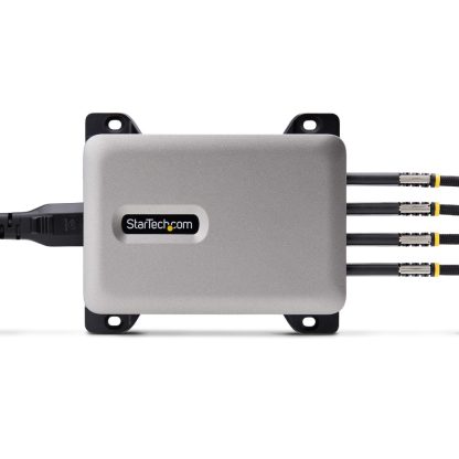 StarTech.com 4-Port Multi-Device USB-C Charger, 240W Total, Single Port 140W EPR, PD 3.1, Screw Locking Ports, Boardrooms, Brack - Image 8