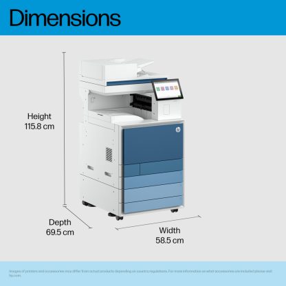 HP LaserJet Enterprise 8801dn Multifunction Color Printer, Only Ethernet; Duplex; Copier, Scanner - Image 4