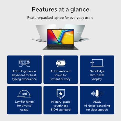 ASUS Vivobook Go 15 E1504GA-NJ097W Intel Core i3 N-series i3-N305 Laptop 39.6 cm (15.6") Full HD 8 GB DDR4-SDRAM 512 GB SSD Win - Image 17