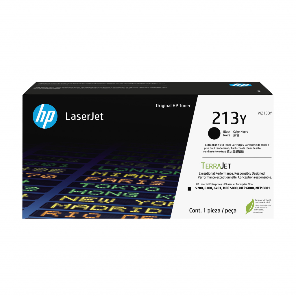 HP 213Y Extra High Yield Black Original LaserJet Toner Cartridge